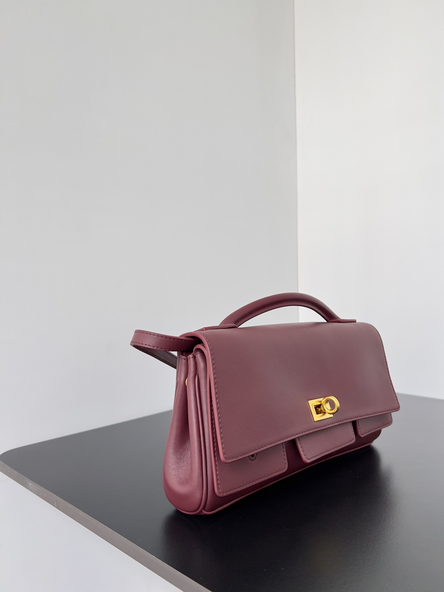 Balenciaga Bel Air Small Clutch On Strap Shoulder Crossbody Bag