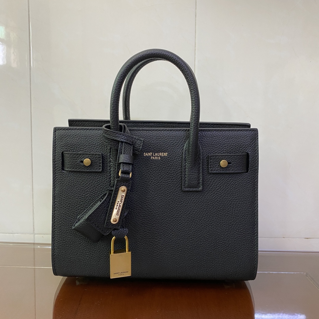 Saint Laurent Sac De Jour tote bag black
